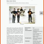 The Beatles (mit 7 Mp3-dateien) Fuer Die Geschichte Der Beatles Arbeitsblatt