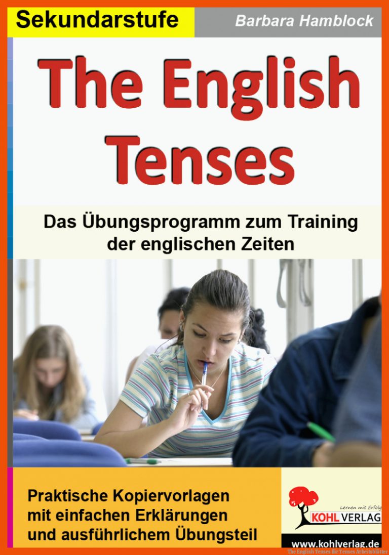 The English Tenses für tenses arbeitsblätter