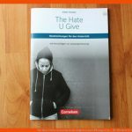 The Hate U Give (lehrerbuch Mit Aufgaben Und LÃ¶sungen) In ... Fuer the Hate U Give Arbeitsblätter Lösungen