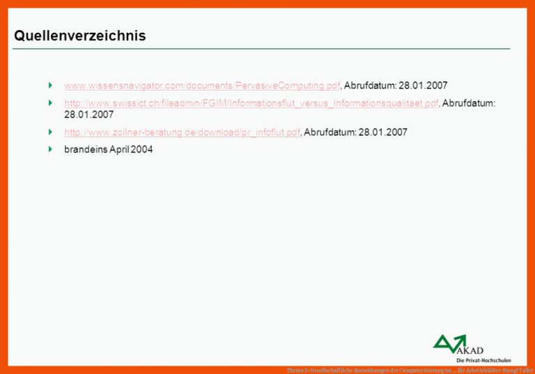 Thema 5: Gesellschaftliche Auswirkungen der Computerisierung im ... für arbeitsblätter stangl taller