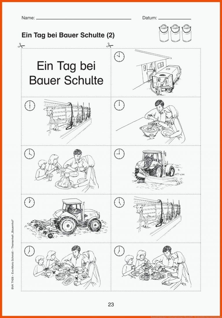 Themenheft Bauernhof 1.-2. Klasse Kopiervorlagen (Themenhefte ... für arbeitsblätter bauernhof kindergarten