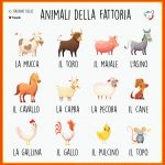 Tiere Des Bauernhofs Auf Italienisch - Gli Animali Della Fattoria ... Fuer Italienisch Lernen Für Anfänger Arbeitsblätter