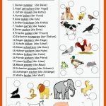 TiergerÃ¤usche - Deutsch Daf Arbeitsblatter Fuer Tiere Zuordnen Arbeitsblatt