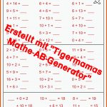 Tigermamas Mathe-arbeitsblatt-generator - Musik FÃ¼r Kinder Fuer Mathe Arbeitsblatt Erstellen