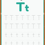 Tracing Letter T Alphabet Arbeitsblatt FÃ¼r Kindergarten Und ... Fuer Das Deutsche Alphabet Arbeitsblatt