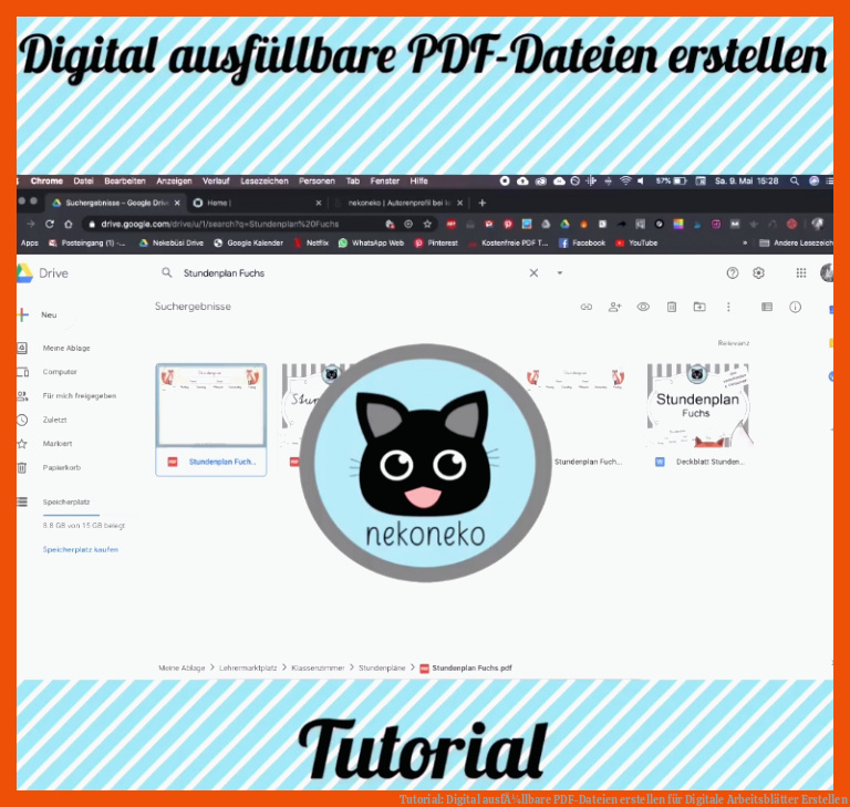 Tutorial: Digital ausfÃ¼llbare PDF-Dateien erstellen für digitale arbeitsblätter erstellen