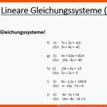 Ãbungen Mit LÃ¶sungen - Lineare Gleichungssysteme - Lgs ... Fuer Lineare Gleichungssysteme Mit 2 Variablen Arbeitsblatt