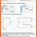 Ãbungsblatt Zu Umfang- Volumen- Und FlÃ¤chenberechnung Mathe 7 ... Fuer Flächenberechnung Rechteck Arbeitsblatt