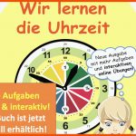 Uhr Lernen - Die Uhrzeit Lernen Kinder Hier Online! Fuer Lesen Lernen Arbeitsblätter Zum Ausdrucken