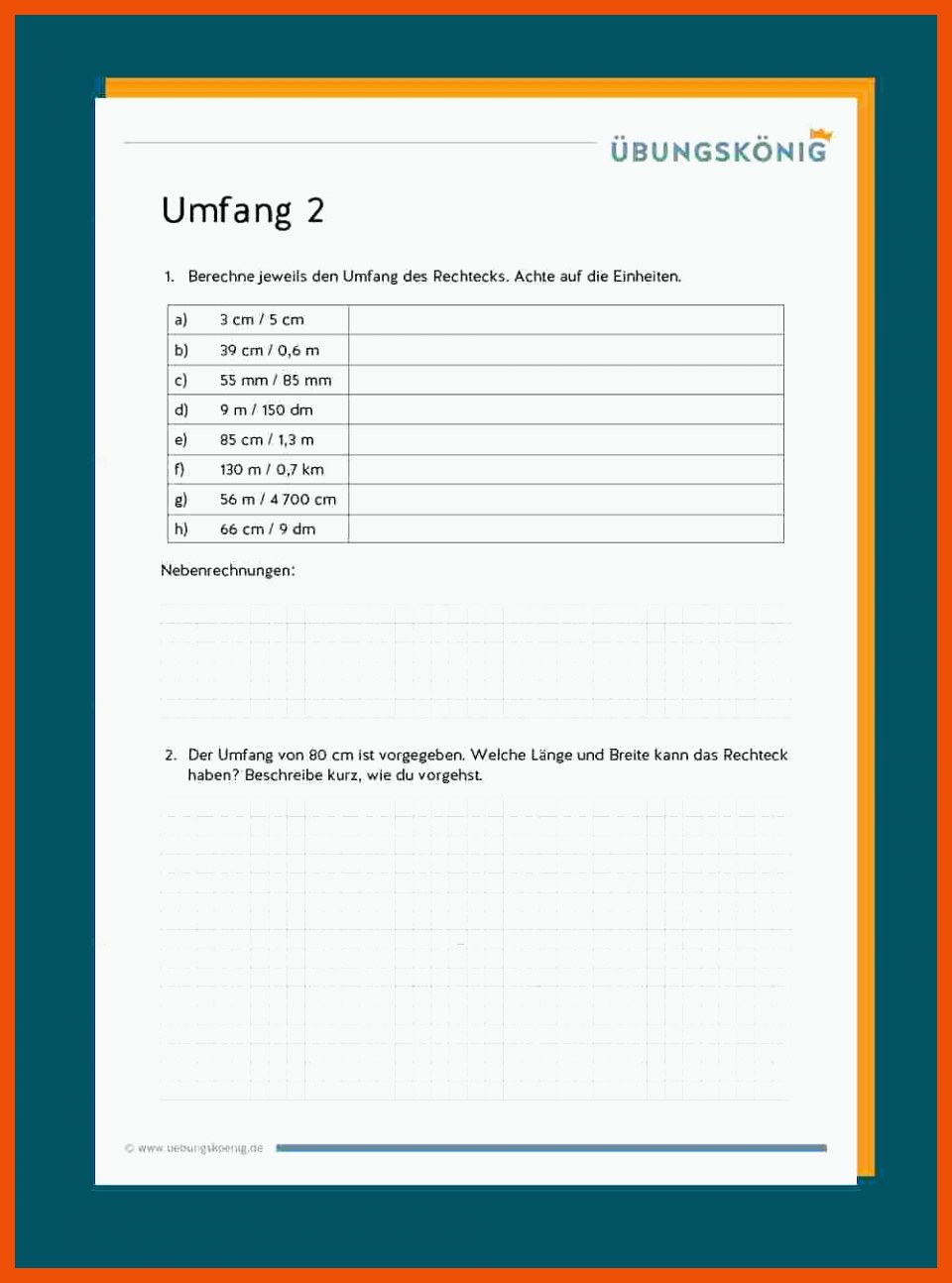 Flächeninhalt Rechteck Und Quadrat Arbeitsblätter - Mathe Arbeitsblätter