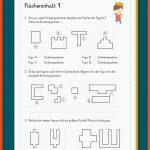 Umfang Und FlÃ¤che Fuer Zusammengesetzte Flächen Arbeitsblatt Volksschule