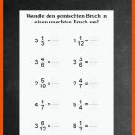 Unechte BrÃ¼che / Gemischte BrÃ¼che - Klasse 5/6 Nachhilfe Mathe ... Fuer Brüche Gemischte Schreibweise Arbeitsblatt