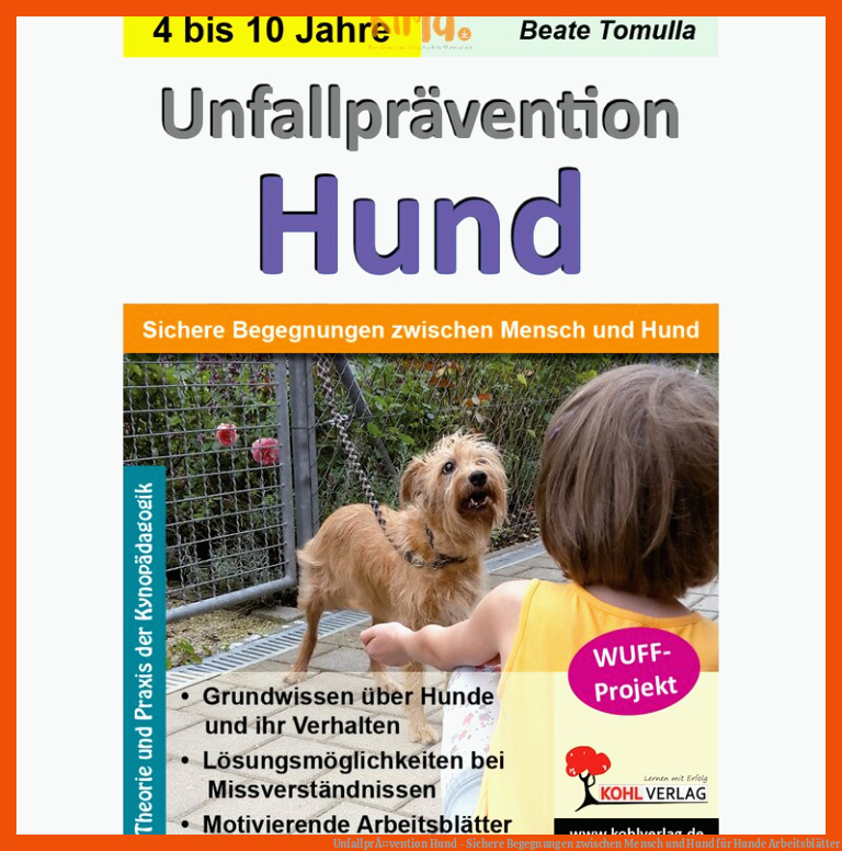 UnfallprÃ¤vention Hund - Sichere Begegnungen zwischen Mensch und Hund für hunde arbeitsblätter