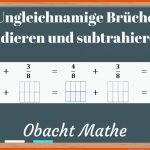 Ungleichnamige BrÃ¼che Addieren Und Subtrahieren - BrÃ¼che Addieren ... Fuer Echte Und Unechte Brüche Arbeitsblätter