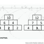 Unterricht Mathe Inklusiv Mit Pikas Fuer Zahlenmauern 4 Klasse Arbeitsblätter