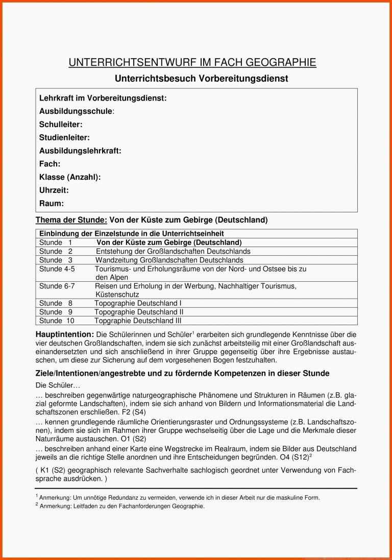 Unterrichtsentwurf groÃlandschaften deutschlands ... für großlandschaften deutschland 5. klasse arbeitsblätter