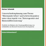 Unterrichtsfeinplanung Zum thema "miteinander Leben" ("berliner ... Fuer Berliner Platz Arbeitsblätter Kopiervorlagen