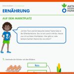 Unterrichtsmaterial Aktion Gegen Den Hunger Fuer Ernährungs Quiz Arbeitsblatt