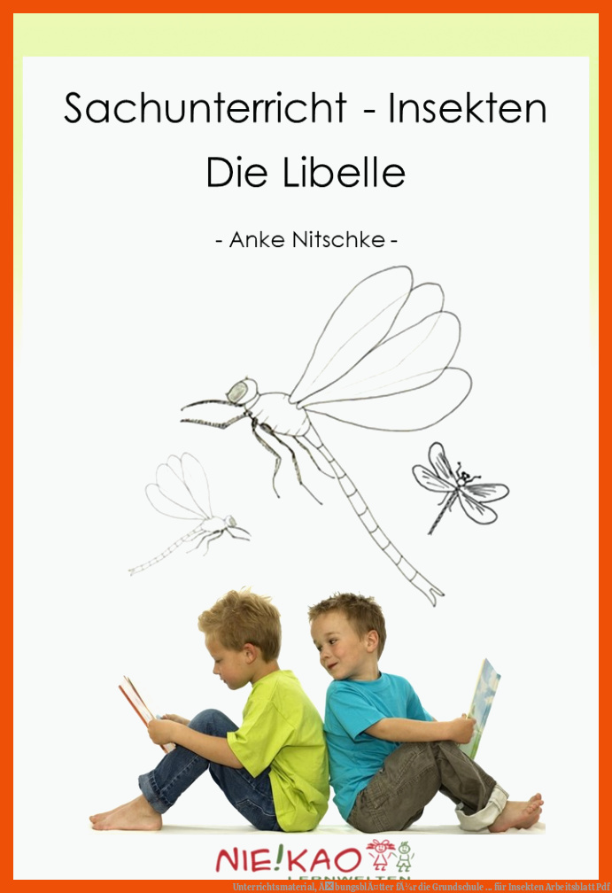 Unterrichtsmaterial, ÃbungsblÃ¤tter fÃ¼r die Grundschule ... für insekten arbeitsblatt pdf
