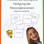 Unterrichtsmaterial, ÃbungsblÃ¤tter FÃ¼r Die Grundschule Werkstatt ... Fuer Arbeitsblätter Personalpronomen