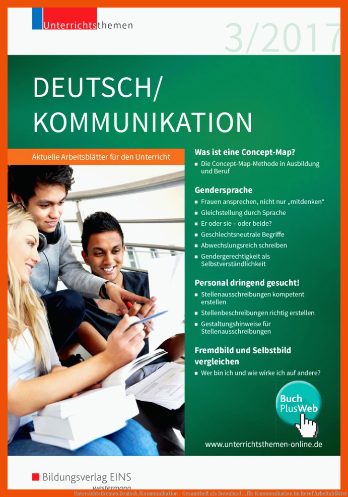 Unterrichtsthemen Deutsch/Kommunikation - Gesamtheft als Download ... für kommunikation im beruf arbeitsblätter