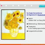 Van Gogh: sonnenblumen Sendelbach Inge / Kunstschule-digital ... Fuer Goldene Welt Gedicht Arbeitsblatt