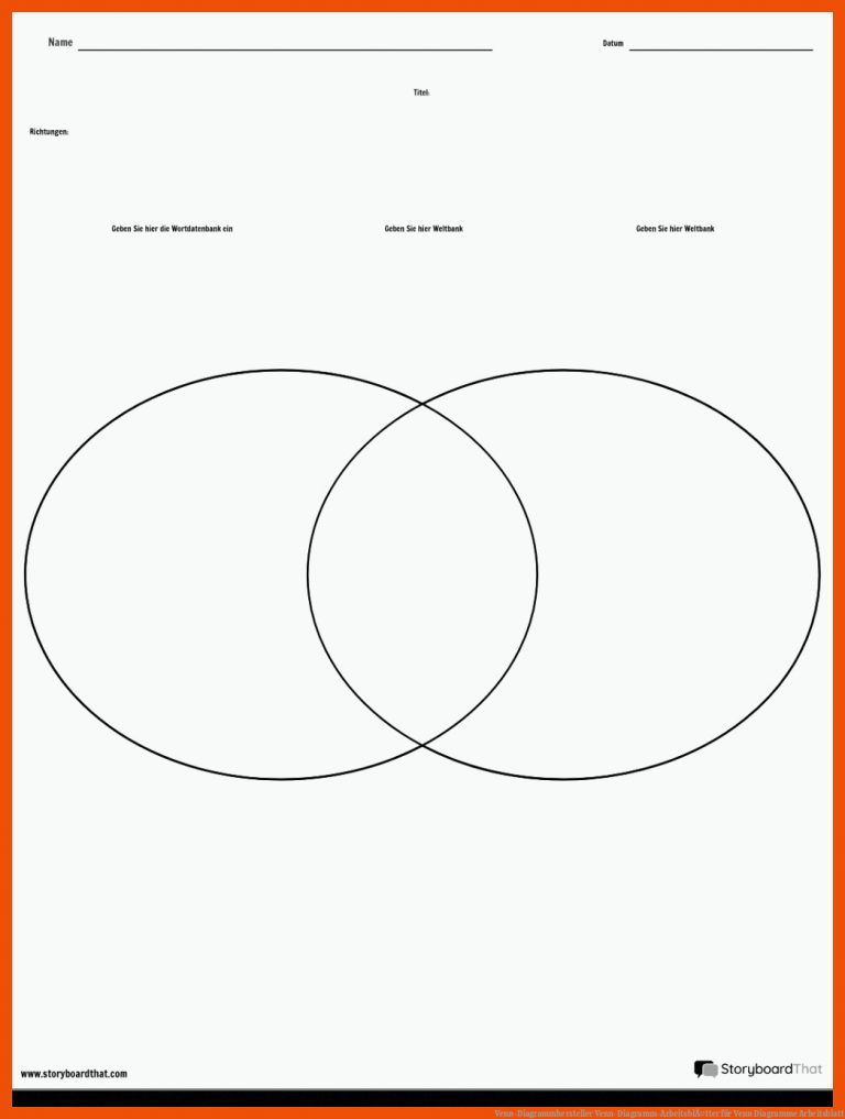 Venn-Diagrammhersteller | Venn-Diagramm-ArbeitsblÃ¤tter für venn diagramme arbeitsblatt