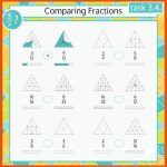 Vergleicht Man BrÃ¼che Mathematische Arbeitsblatt Dreiecke Coloring ... Fuer Dreiecksarten Arbeitsblatt