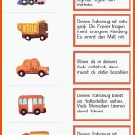 Verkehrserziehung - Sachunterricht In Der Volksschule Fuer Kindergarten Arbeitsblätter Verkehrserziehung Kindergarten