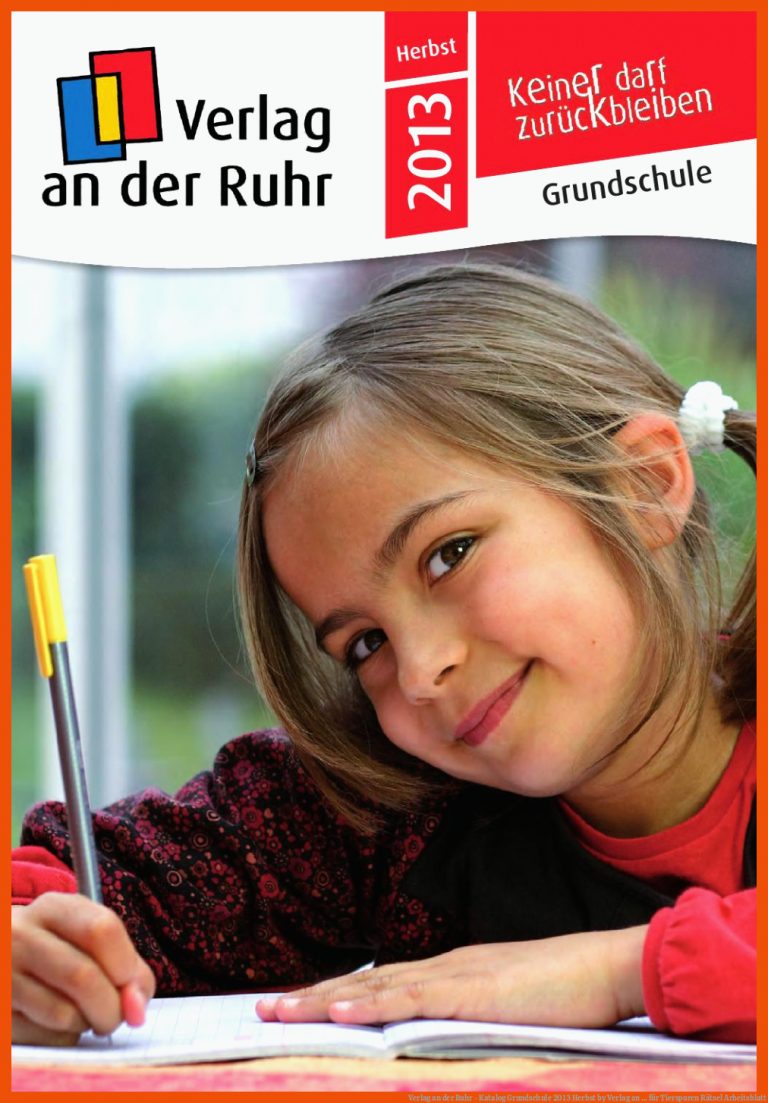 Verlag an der Ruhr - Katalog Grundschule 2013 Herbst by Verlag an ... für tierspuren rätsel arbeitsblatt
