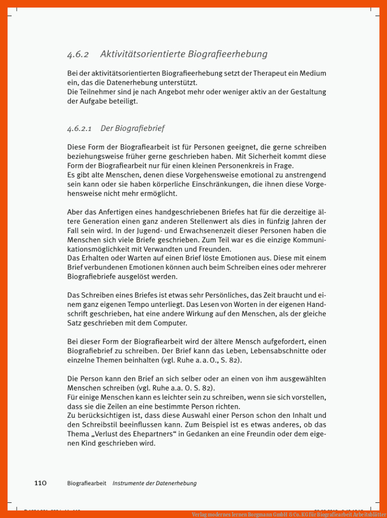 Verlag modernes lernen Borgmann GmbH & Co. KG für biografiearbeit arbeitsblätter