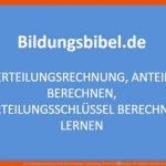 Verteilungsrechnung, Anteile Berechnen, Anleitung, formel, Ãbungen Fuer Brüche Anteile Berechnen Arbeitsblatt