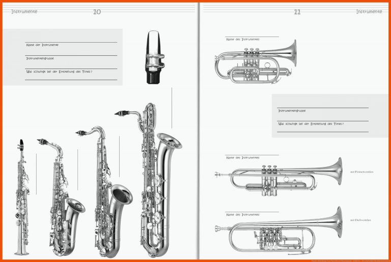 Von der Entstehung eines Tones bis zur Klassenmusik - SchÃ¼ler ... für arbeitsblatt blechblasinstrumente