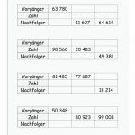 VorgÃ¤nger / Nachfolger Bis 100000 (klasse 4) - Mathiki.de ... Fuer Nachbarzahlen Bis 10000 Arbeitsblätter Mit Lösungen
