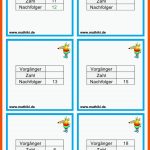 VorgÃ¤nger Und Nachfolger Einer Zahl Bestimmen (klasse 1). Der ... Fuer Mathe 2.klasse Vorgänger Nachfolger Arbeitsblätter