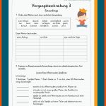 Vorgangsbeschreibung - 4. Klasse Fuer Vorgangsbeschreibung Klasse 7 Arbeitsblätter