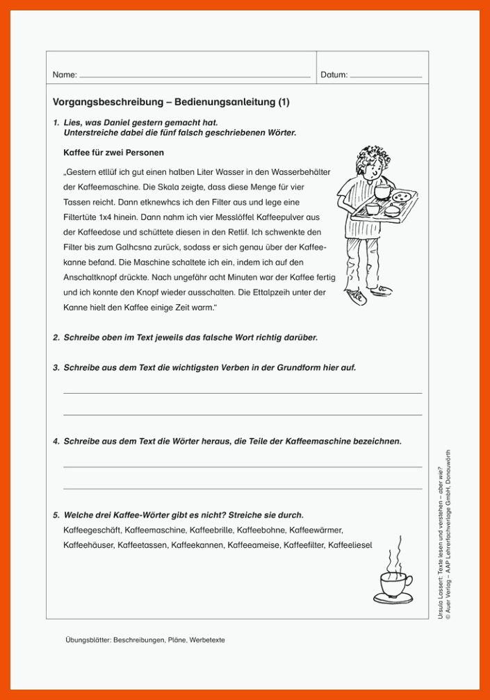 Vorschau Arbeitsblatt - meinUnterricht | Lernen tipps schule ... für leseverständnis 4 klasse arbeitsblätter kostenlos