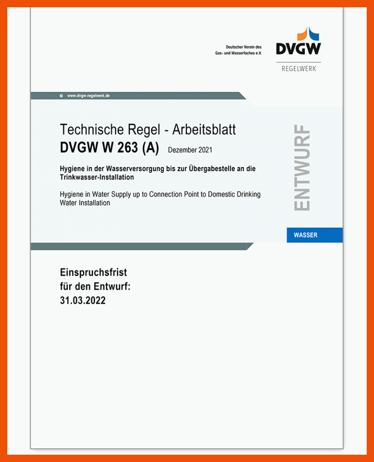 W 263 Entwurf Arbeitsblatt 12/2021 (Hygiene) für arbeitsblatt w 405 download