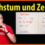 Wachstum Und Zerfall - Mathematik - Einfach ErklÃ¤rt Lehrerschmidt Fuer Exponentielles Wachstum Arbeitsblatt