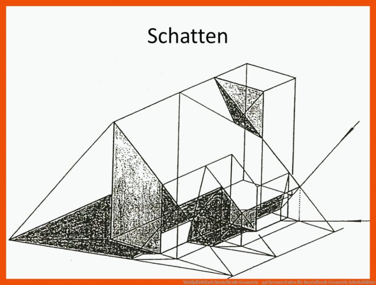 Wahlpflichtfach Darstellende Geometrie - ppt herunterladen für darstellende geometrie arbeitsblätter