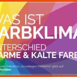 Was ist Farbklima - Warme Und Kalte Farben ErklÃ¤rt - Youtube Fuer Kalte Und Warme Farben Arbeitsblatt