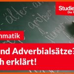 Was Sind AdverbialsÃ¤tze? - Deutsch Klasse 7 - Studienkreis.de Fuer Adverbialsätze übungen Arbeitsblätter
