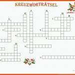 Weihnachtliches KreuzwortrÃ¤tsel - Deutsch Daf Arbeitsblatter Fuer Kreuzworträtsel Arbeitsblatt