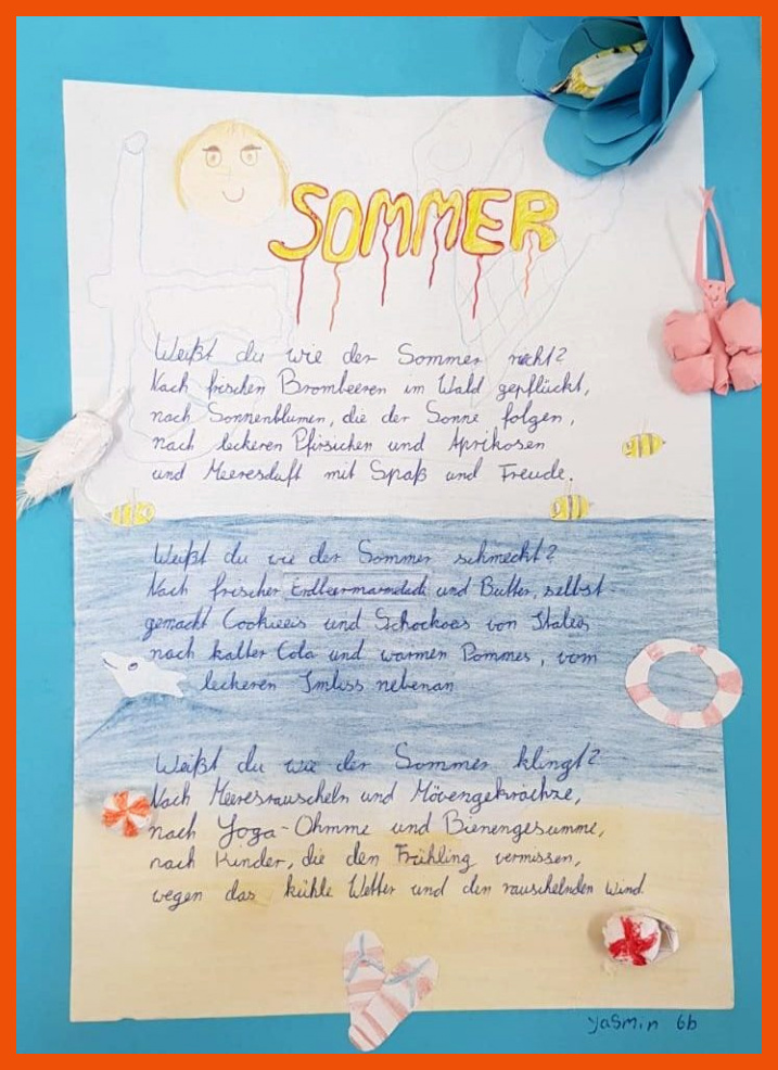 WeiÃt du, wie der Sommer riecht? - Neumark-Grundschule für weißt du wie der sommer riecht arbeitsblatt