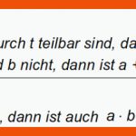 Weitere Endstellen- Und Quersummenregeln Fuer Teilbarkeitsregeln Arbeitsblatt