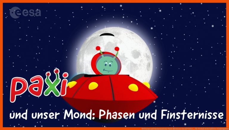 Weltraum und Sonnensystem: Paxis Abenteuer im All | Videos ... für weltall arbeitsblätter kindergarten