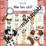 Wer Bin Ich? - LeserÃ¤tsel - Hunde â Unterrichtsmaterial In Den ... Fuer Hunde Arbeitsblätter