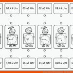 Wie SpÃ¤t ist Es? [viertelstunden] - Fuer Uhrzeit Lesen Lernen Arbeitsblätter