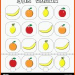 Wie Viele ZÃ¤hlen Spiel Mit FrÃ¼chten orange, Apfel, Banane, Zitrone ... Fuer Arbeitsblatt Apfel Kindergarten