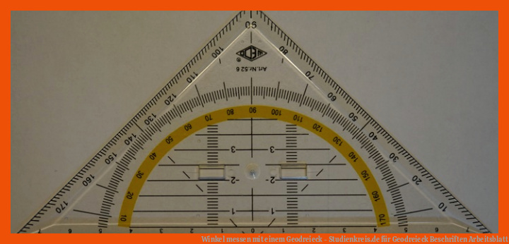 Winkel messen mit einem Geodreieck - Studienkreis.de für geodreieck beschriften arbeitsblatt
